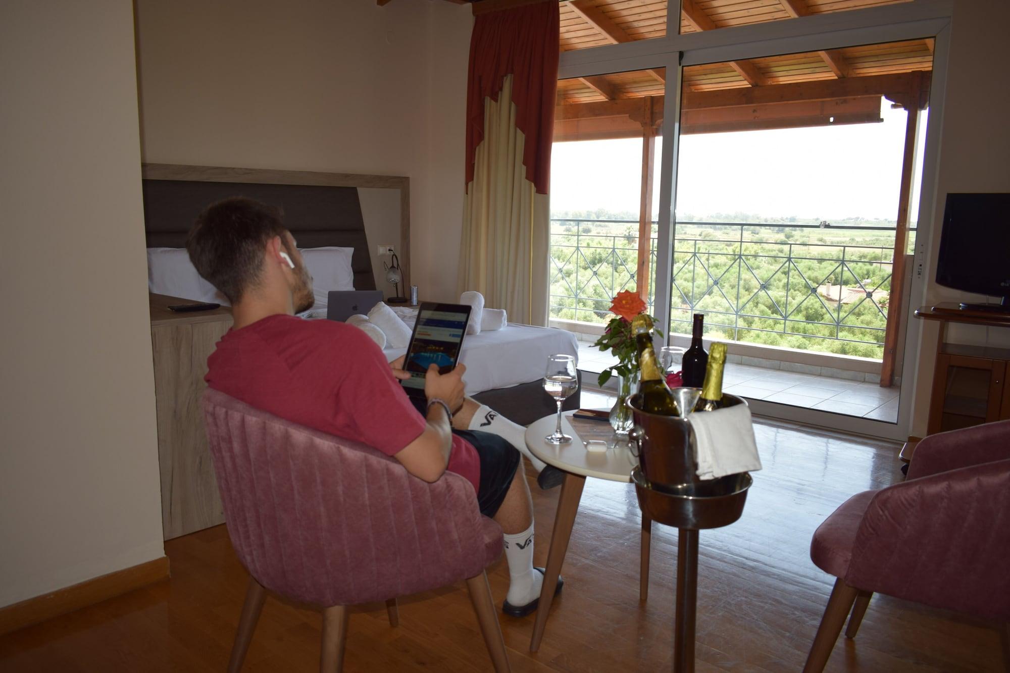 Kaiafas Lake Hotel Zacharo Buitenkant foto